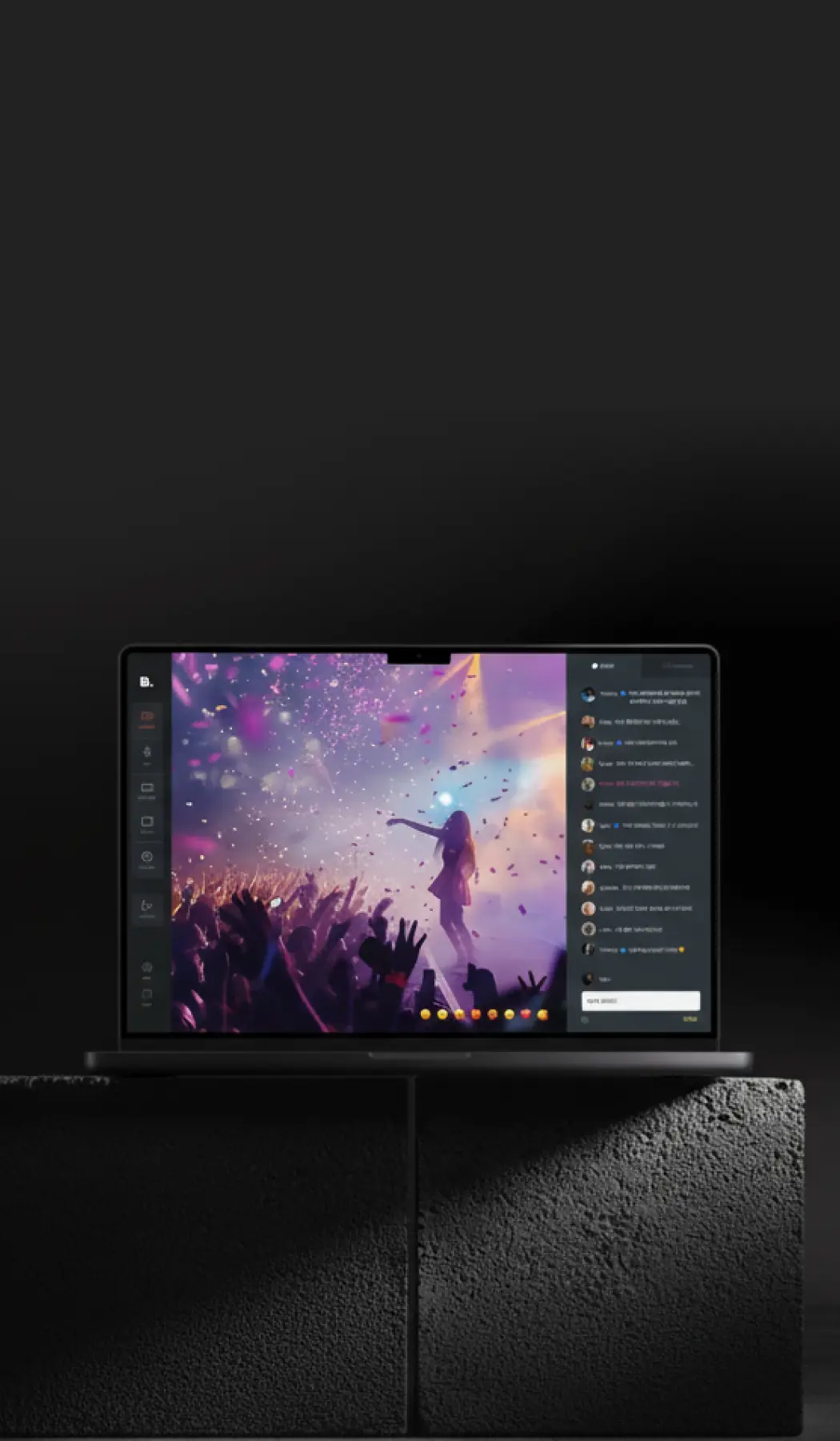 보는 영상에서
참여하는 라이브 소통