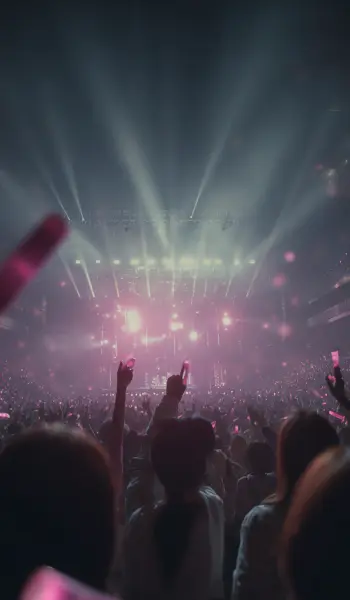 현장 열기가 쇼핑으로 이어지는 순간